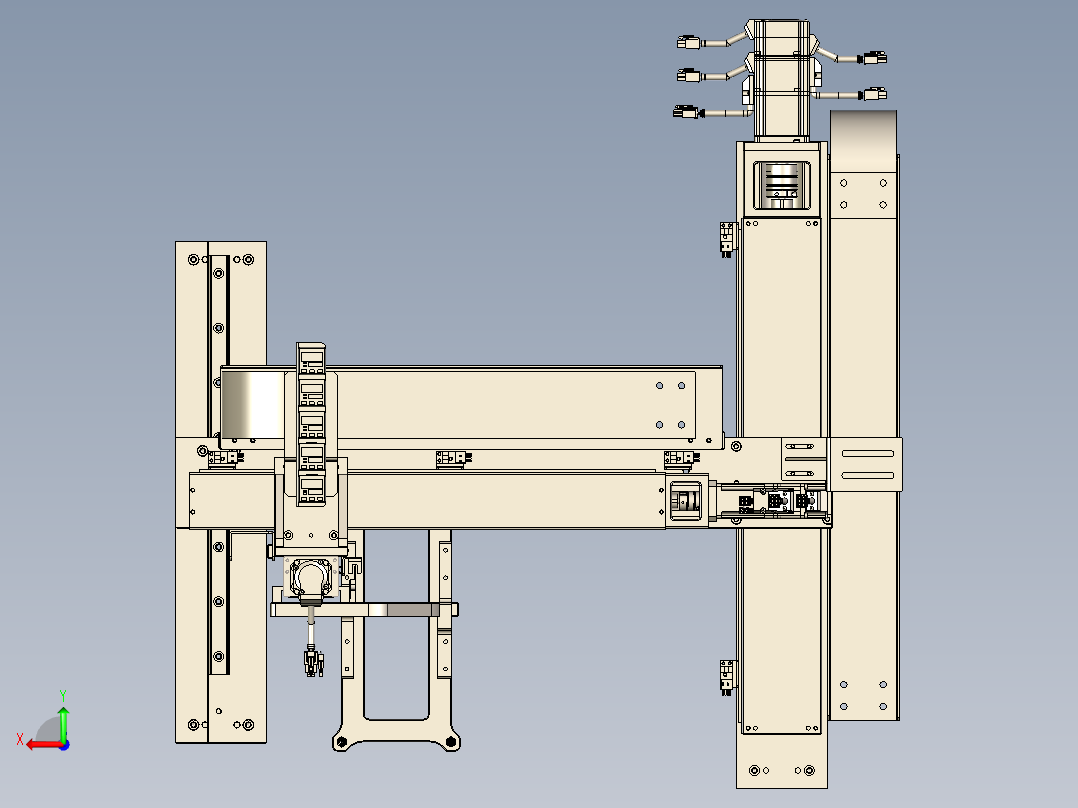直角坐标三轴爪手911164后视图