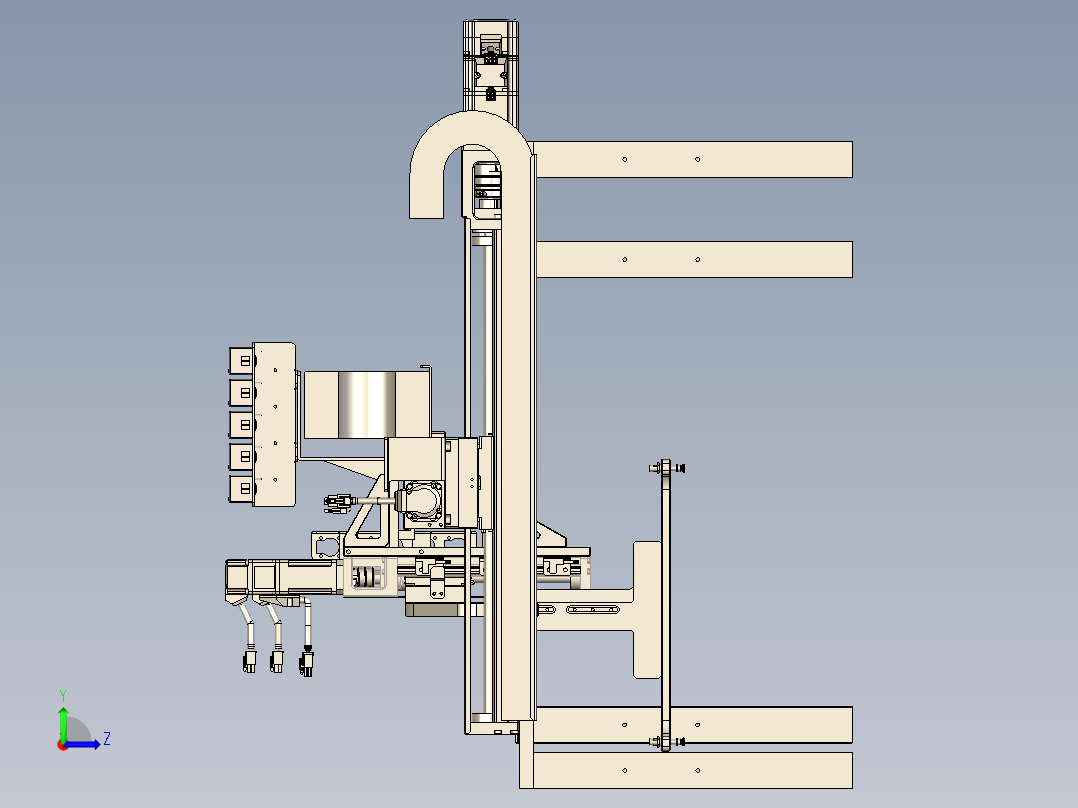 直角坐标三轴爪手911164左视图