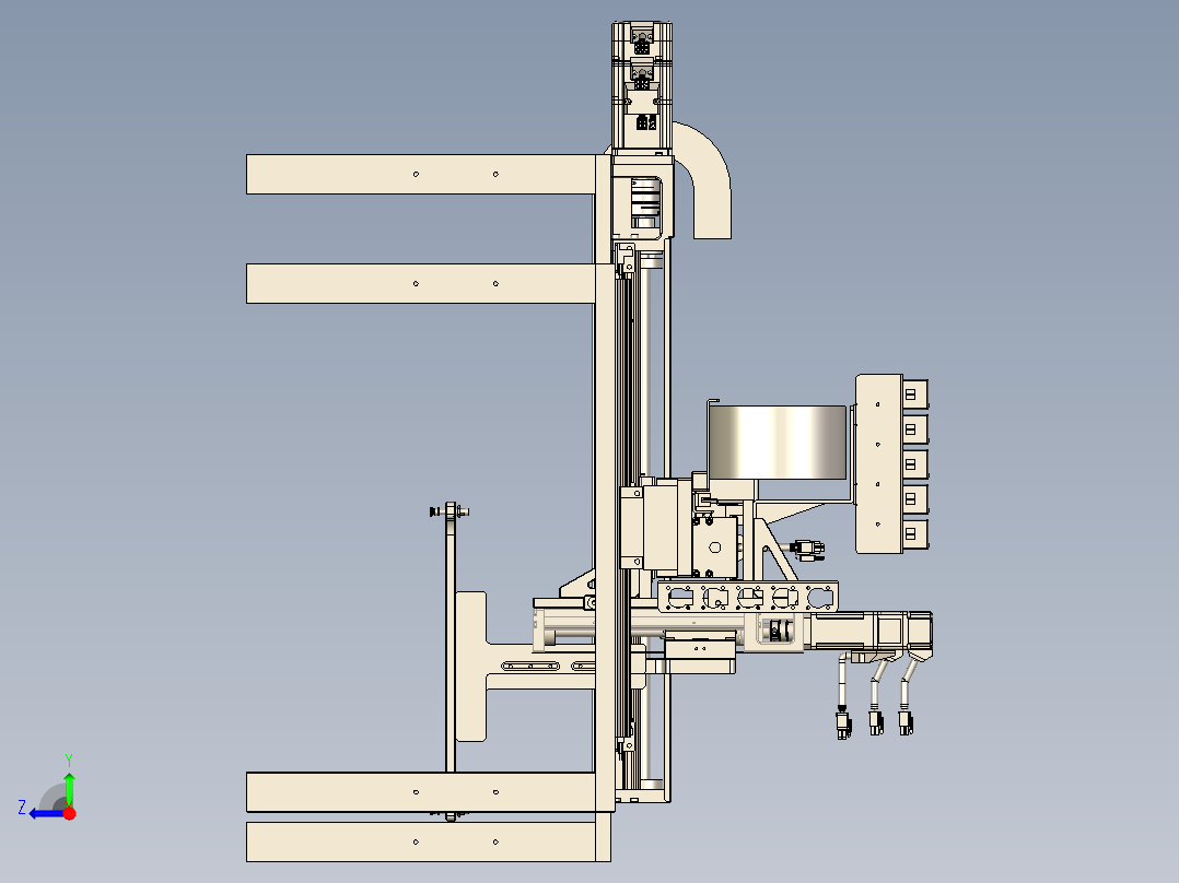 直角坐标三轴爪手911164右视图