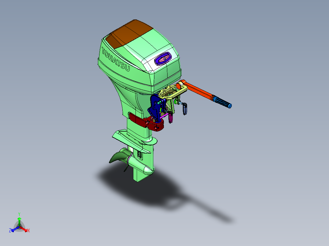 东发4冲程MFS20匹马力船外机