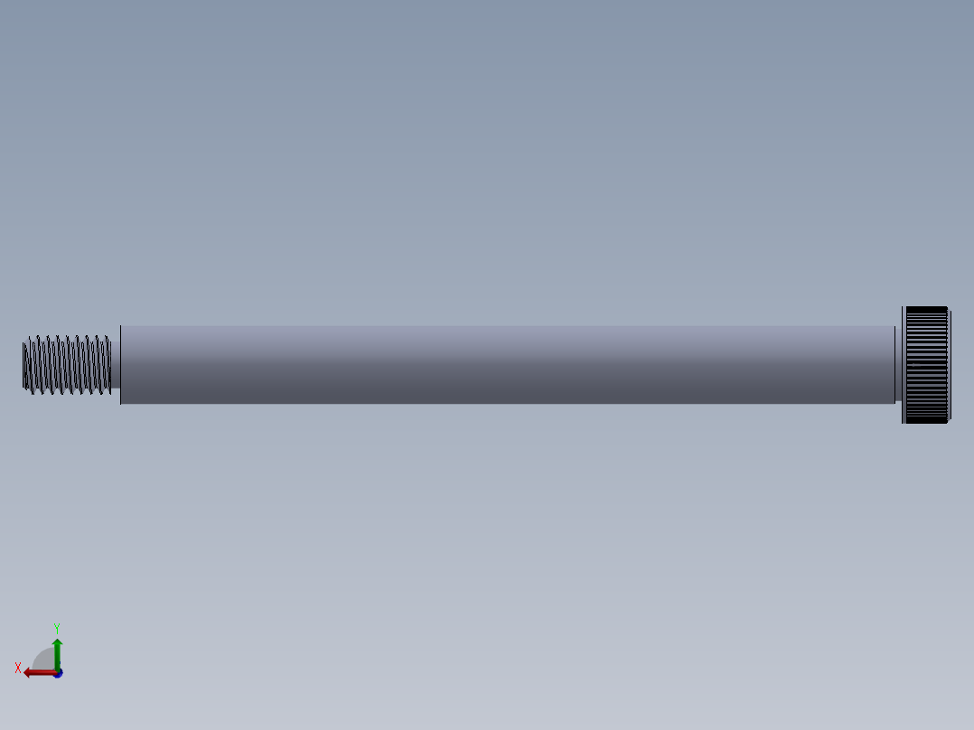 内六角螺螺栓-SB 0.375-16 x5.SLDPRT后视图