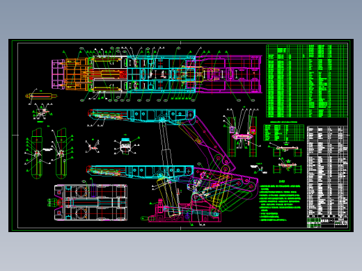 ZY9200-25-50液压支架图纸设计资料含CAD+说明书