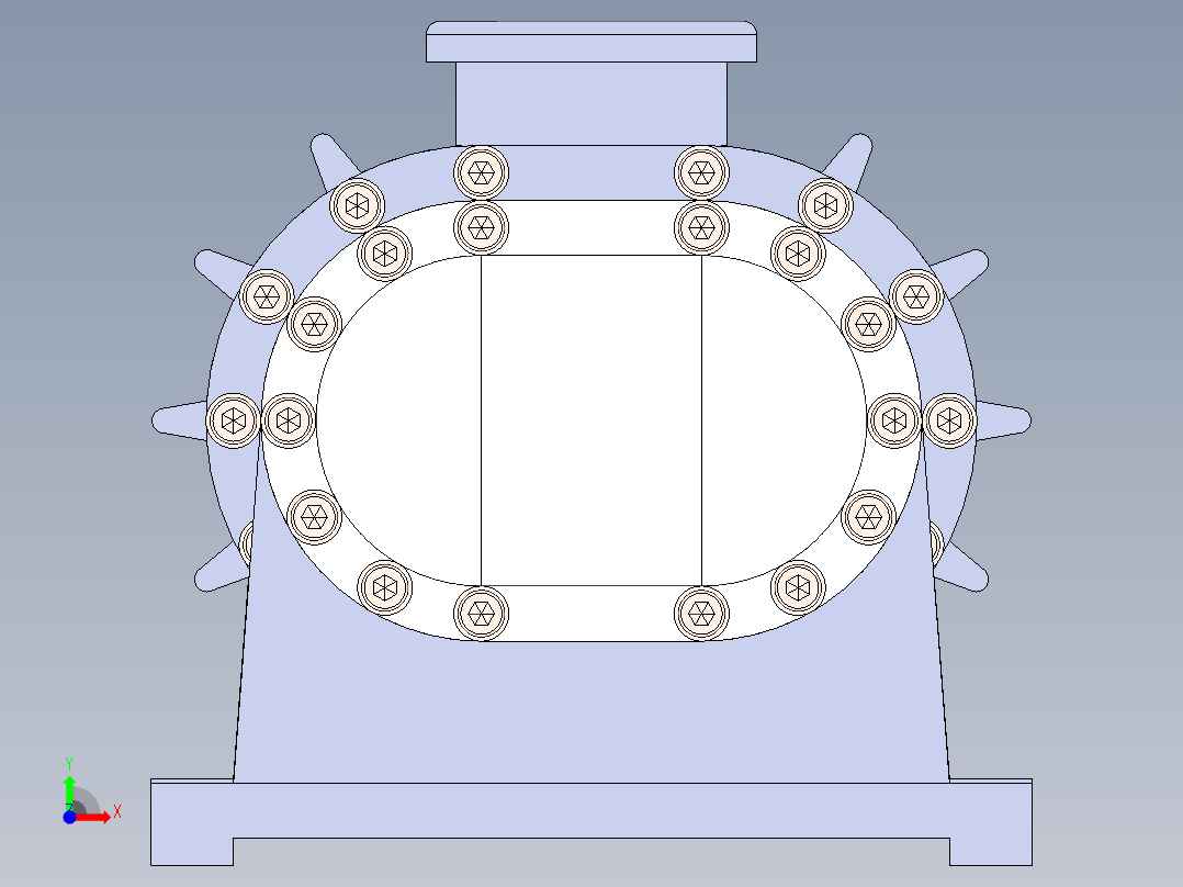 无油螺杆空压机872465前视图