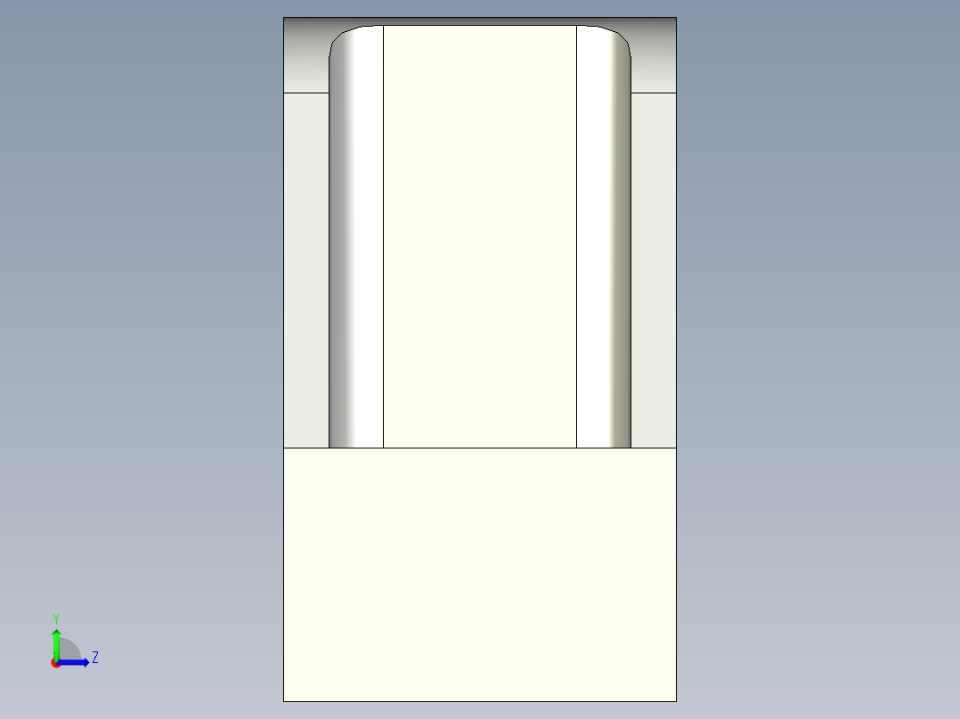 取手(塑膠)M.443-CH-3D多系列多零件图纸模型左视图