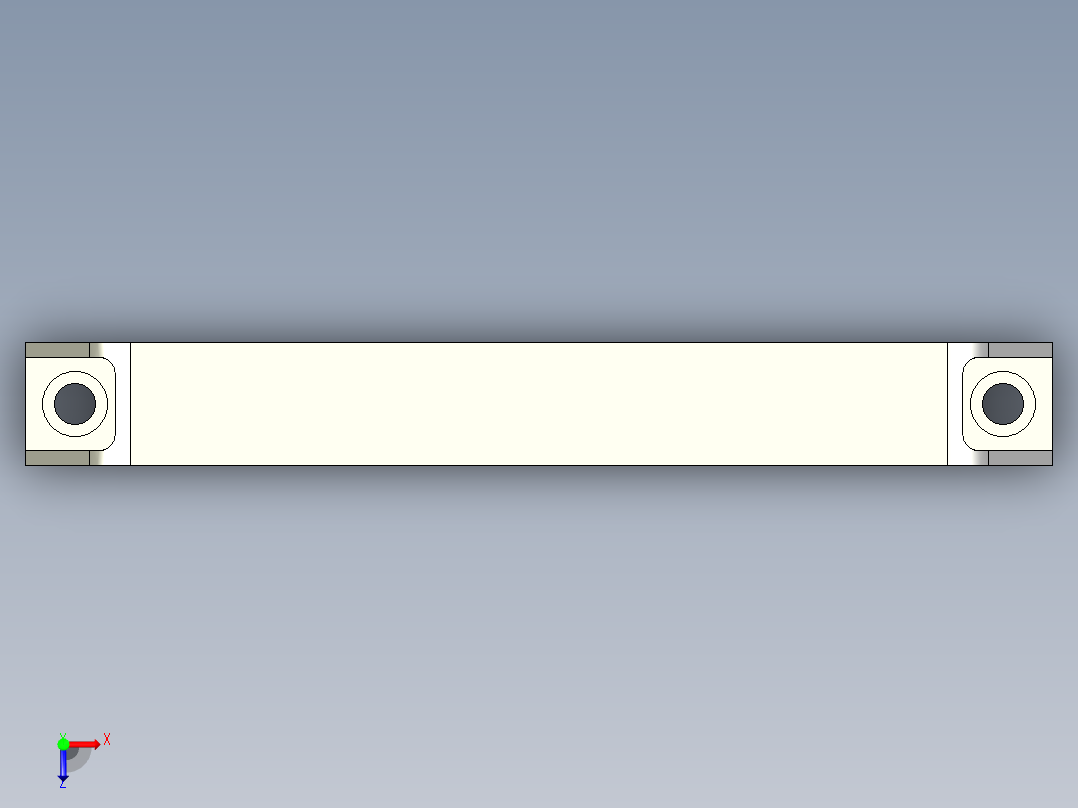 取手(塑膠)M.443-CH-3D多系列多零件图纸模型俯视图