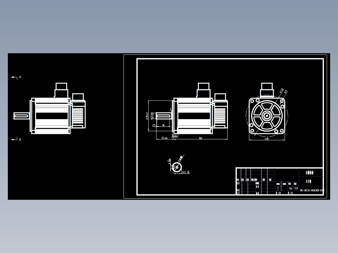 电机MS-110STE-M05030B-21P5（1034）