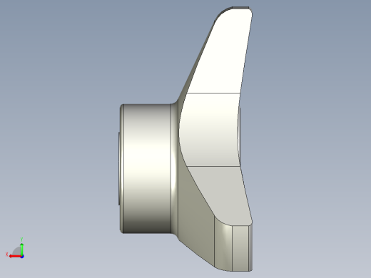''三瓣型把手VB.639FP-3D多系列多零件图纸模型后视缩略图