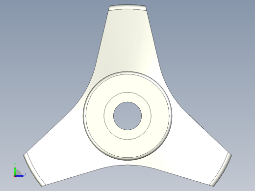 ''三瓣型把手VB.639FP-3D多系列多零件图纸模型左视缩略图