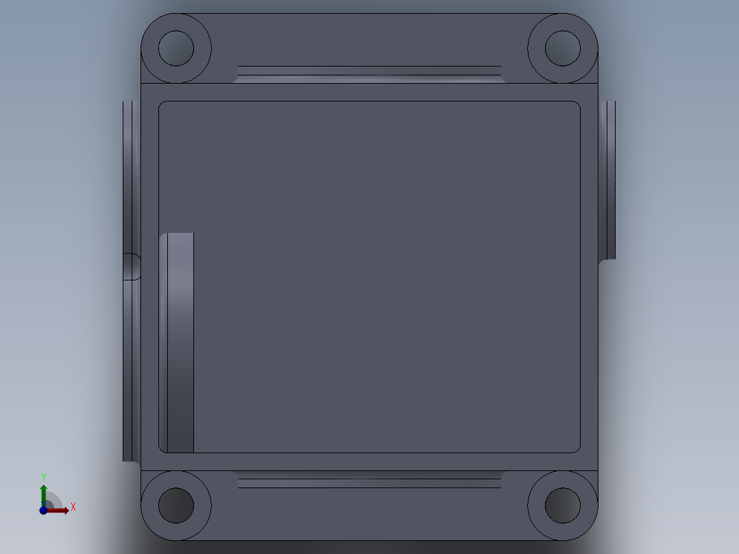 箱体加工工艺设计【含图和文档】前视图