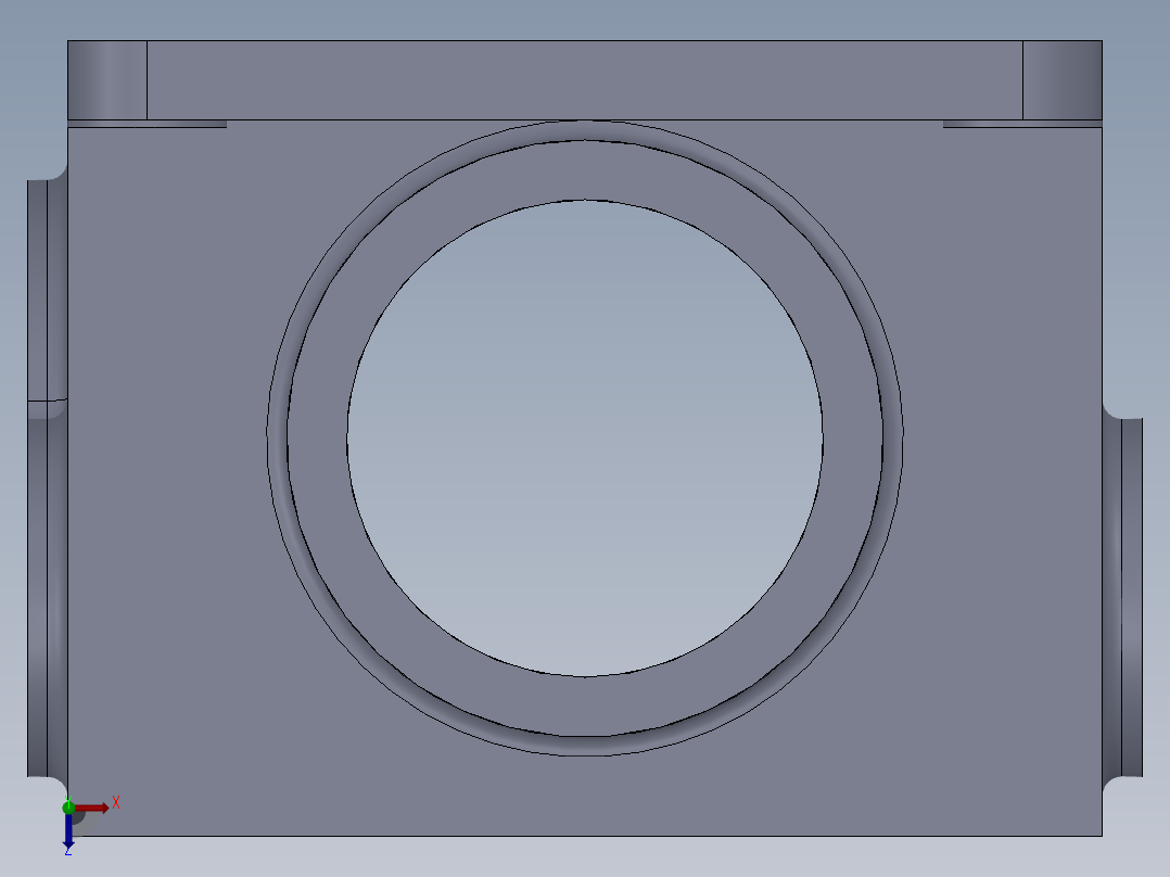 箱体加工工艺设计【含图和文档】俯视图