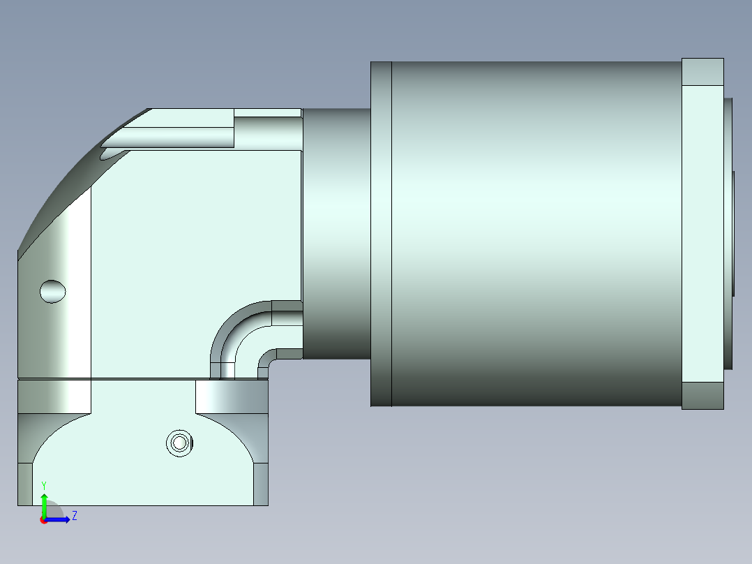 直齿孔ZPLF160-L3 22-110-145-M8.stp左视图