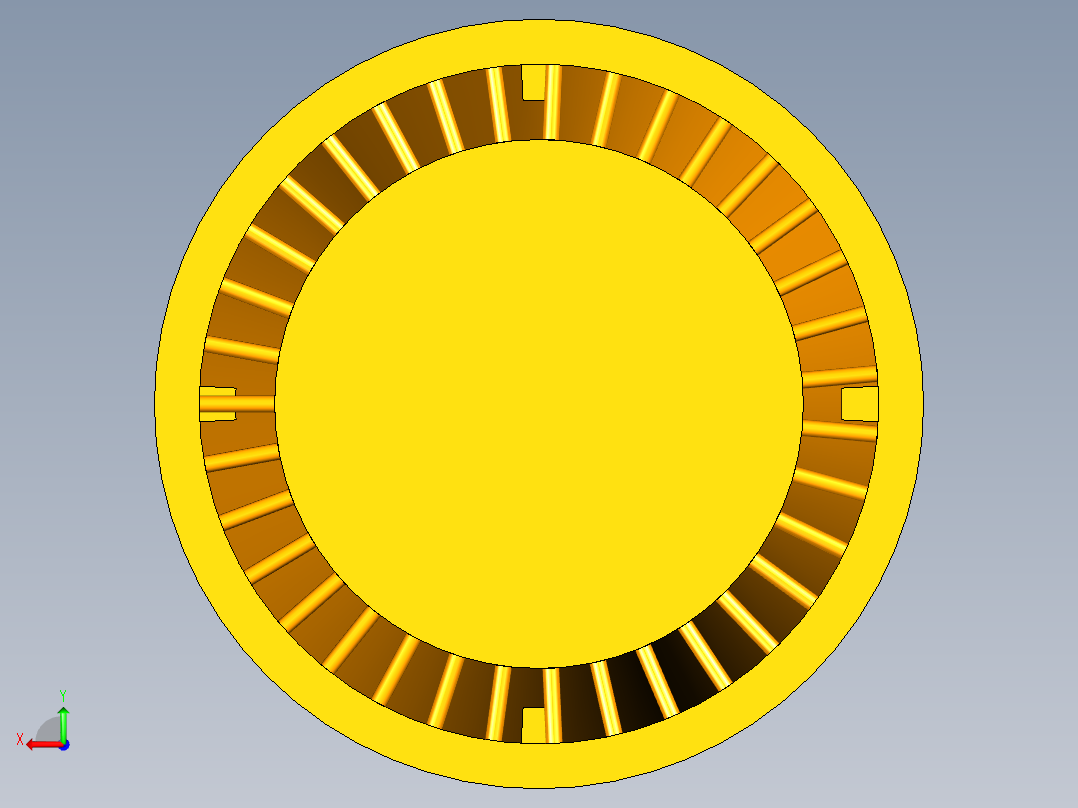 除氧器模型后视图