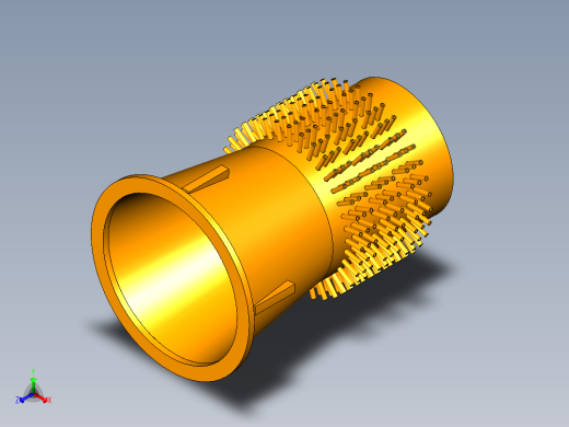 除氧器模型正等轴测缩略图