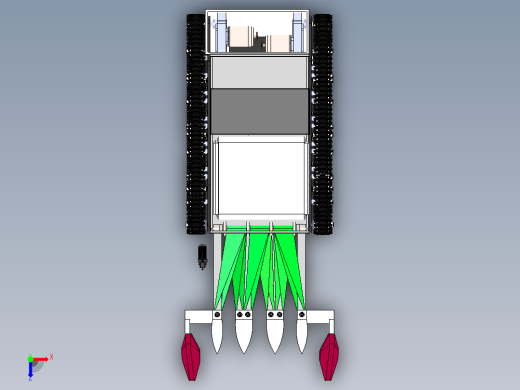 蔬菜收割机不全俯视缩略图