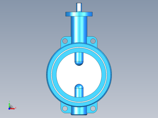 阀门模型WD71X-D_[150]前视缩略图