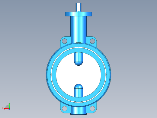 阀门模型WD71X-D_[150]后视缩略图