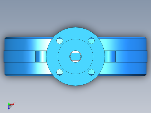 阀门模型WD71X-D_[150]俯视缩略图