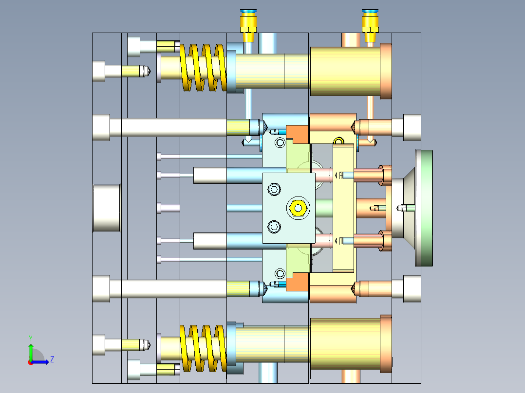 管接头注塑模具设计含ug三维图==1283673==250s5左视图
