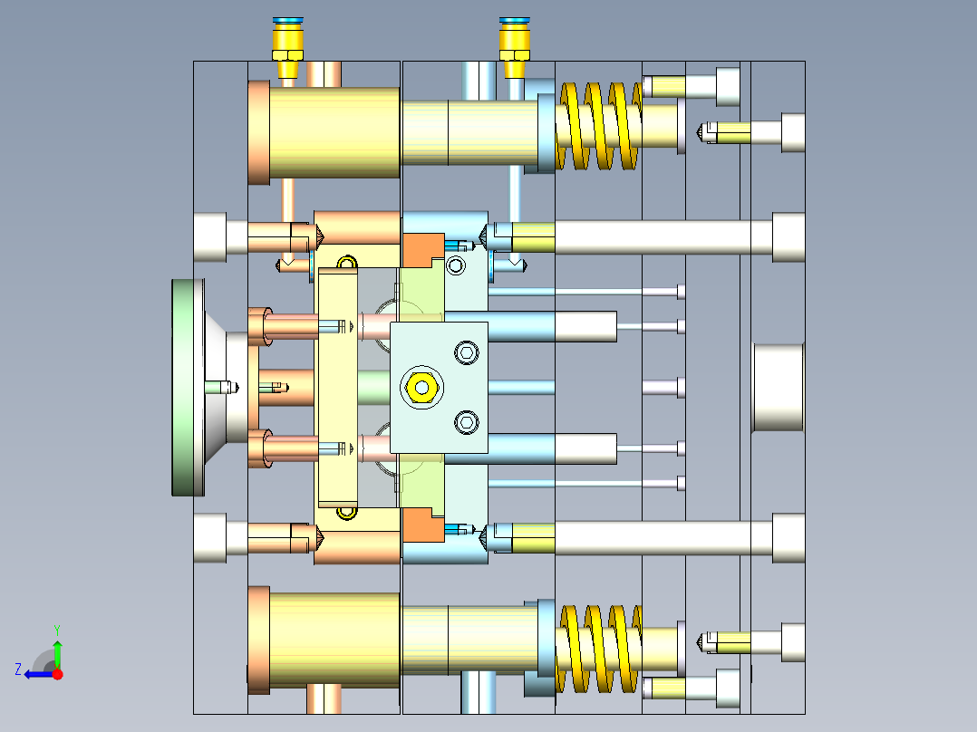 管接头注塑模具设计含ug三维图==1283673==250s5右视图