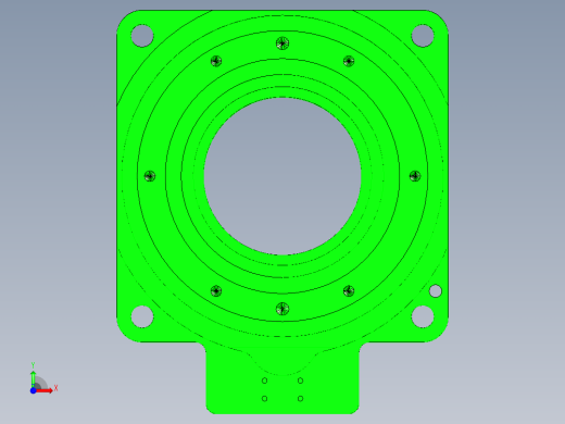 中空旋转平台KFN130-18-N(14-50-70-M4)前视缩略图