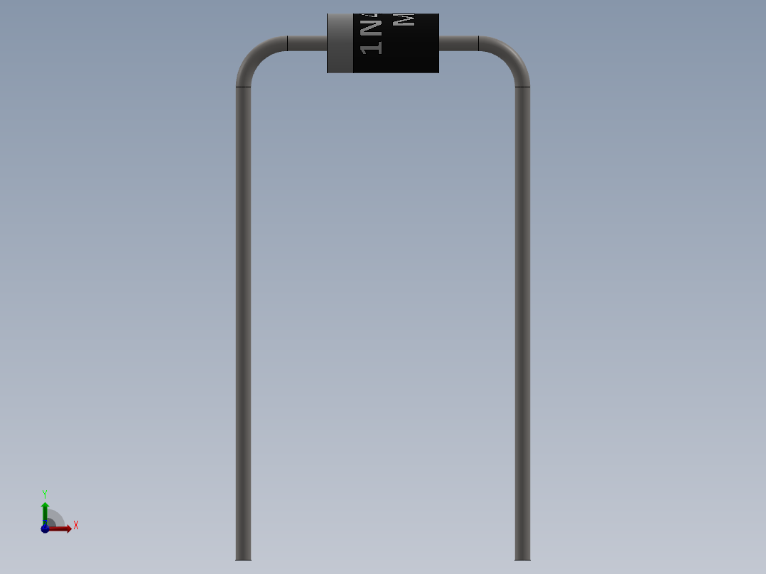 电容器 二极管 电阻器-Rectifier Diode 1N4003主视图