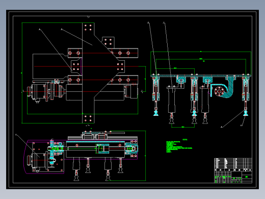 水下船舶清洗机器人结构设计【5张cad图纸和说明书】