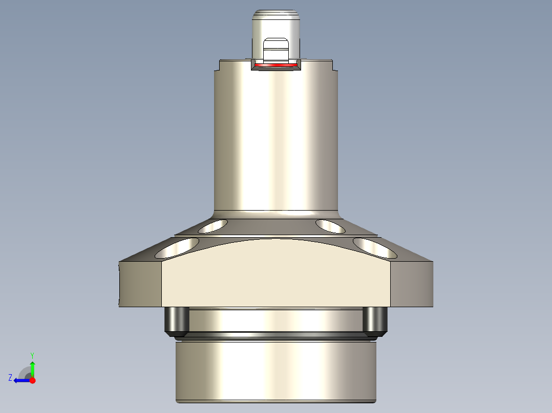 KOSMEKSFA2000-M2N-100-H50多系列多零件图纸模型多系列多零件图纸模型右视图