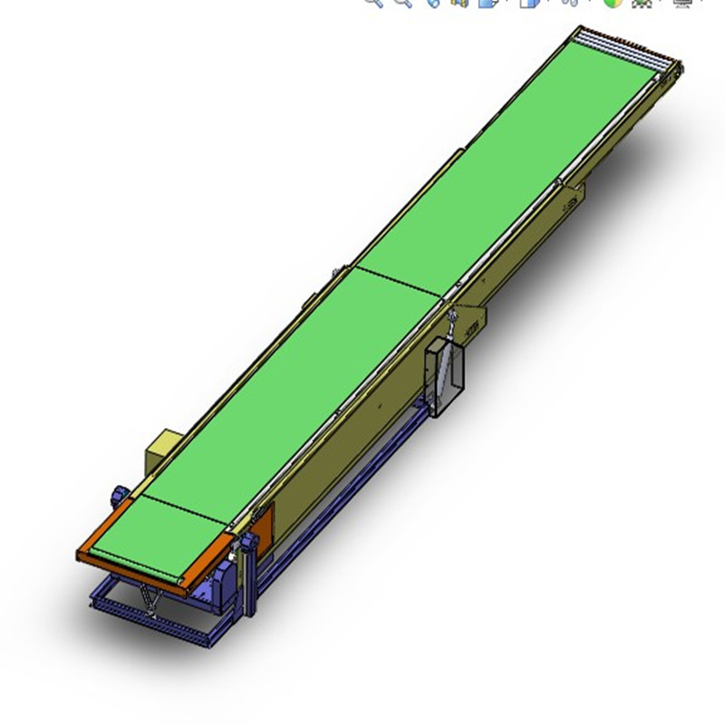 伸缩皮带线3D图纸