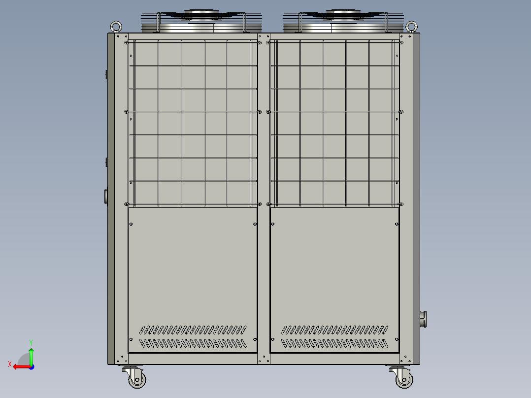12P东旭工业油冷机30000kcal后视图