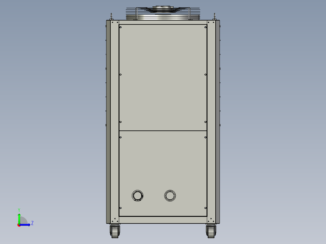 12P东旭工业油冷机30000kcal左视图