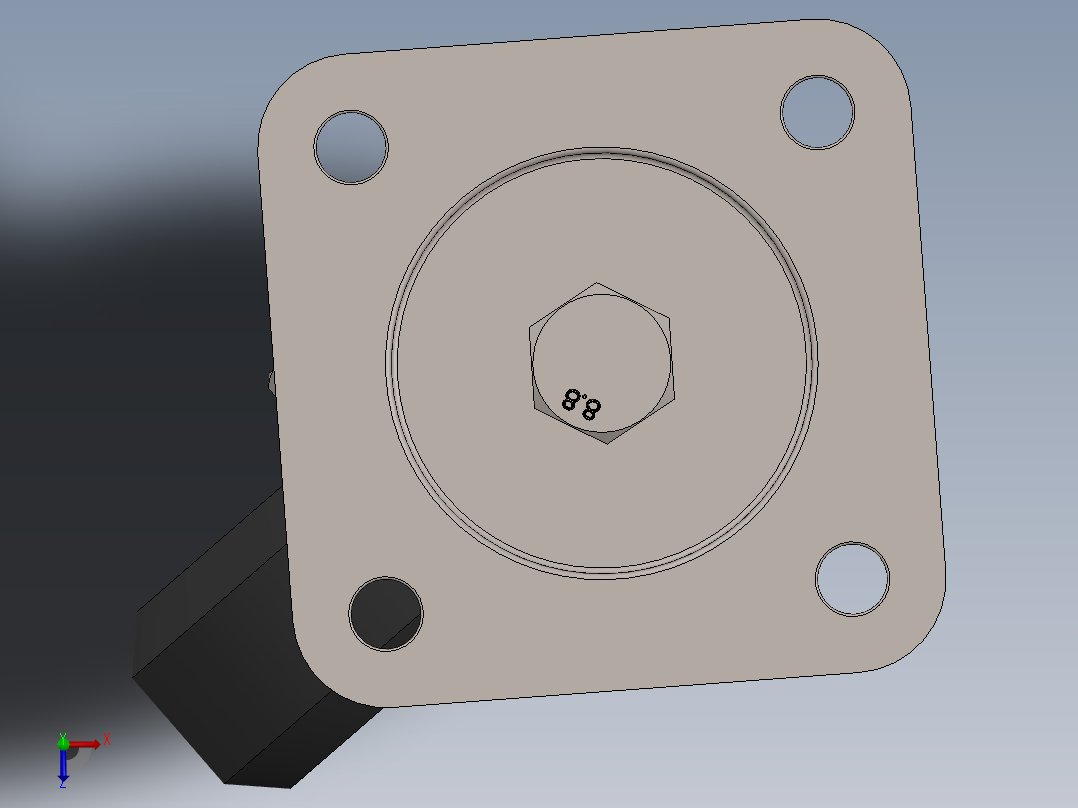万向轮、脚轮(119)俯视图