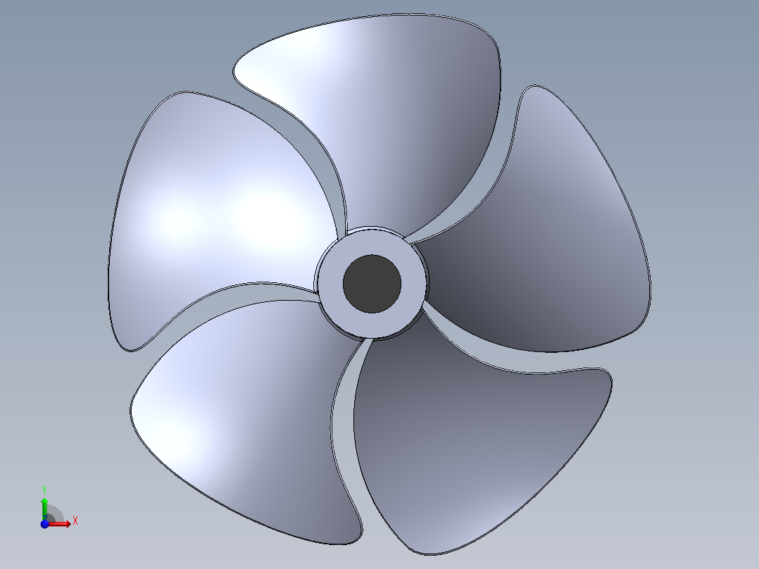 螺旋桨(71)前视图