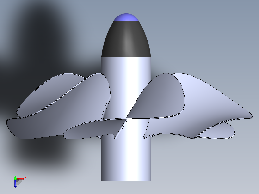 螺旋桨(71)俯视图