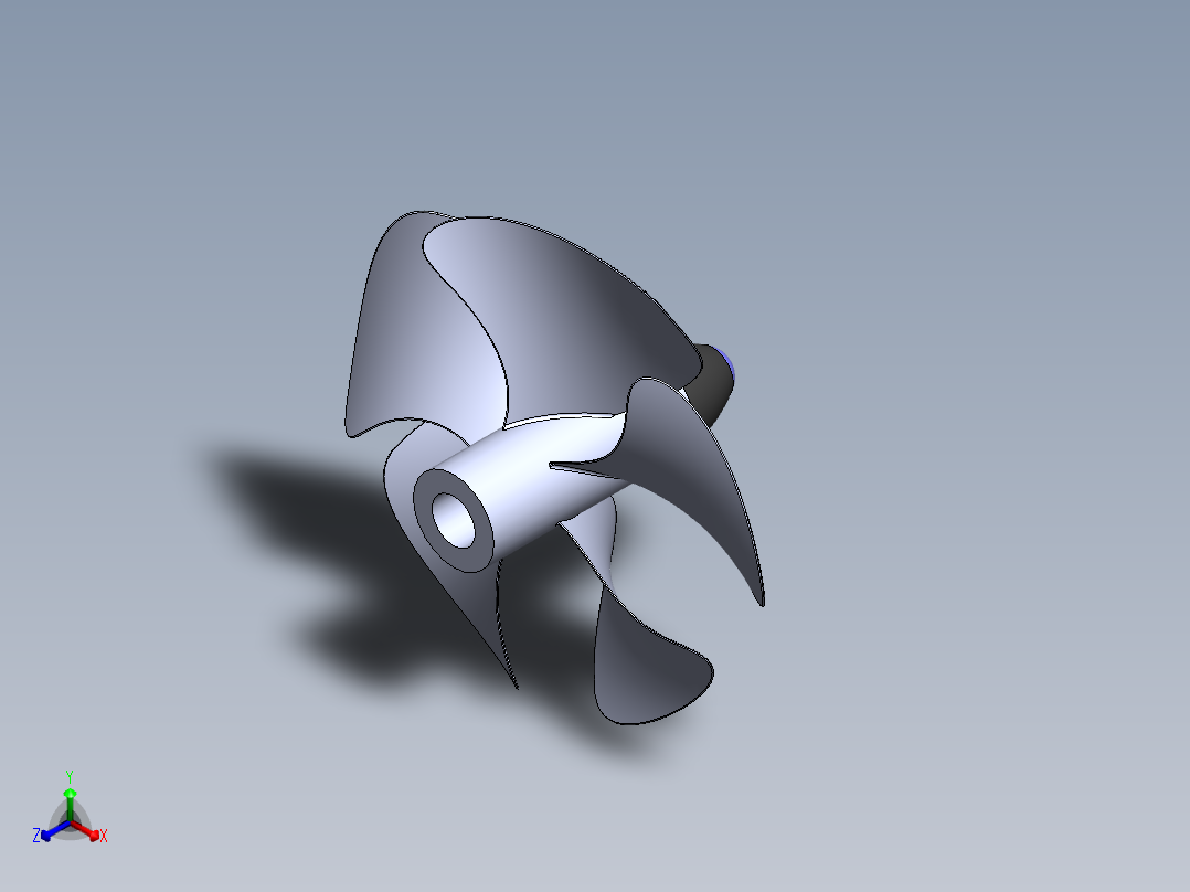 螺旋桨(71)正等轴测图