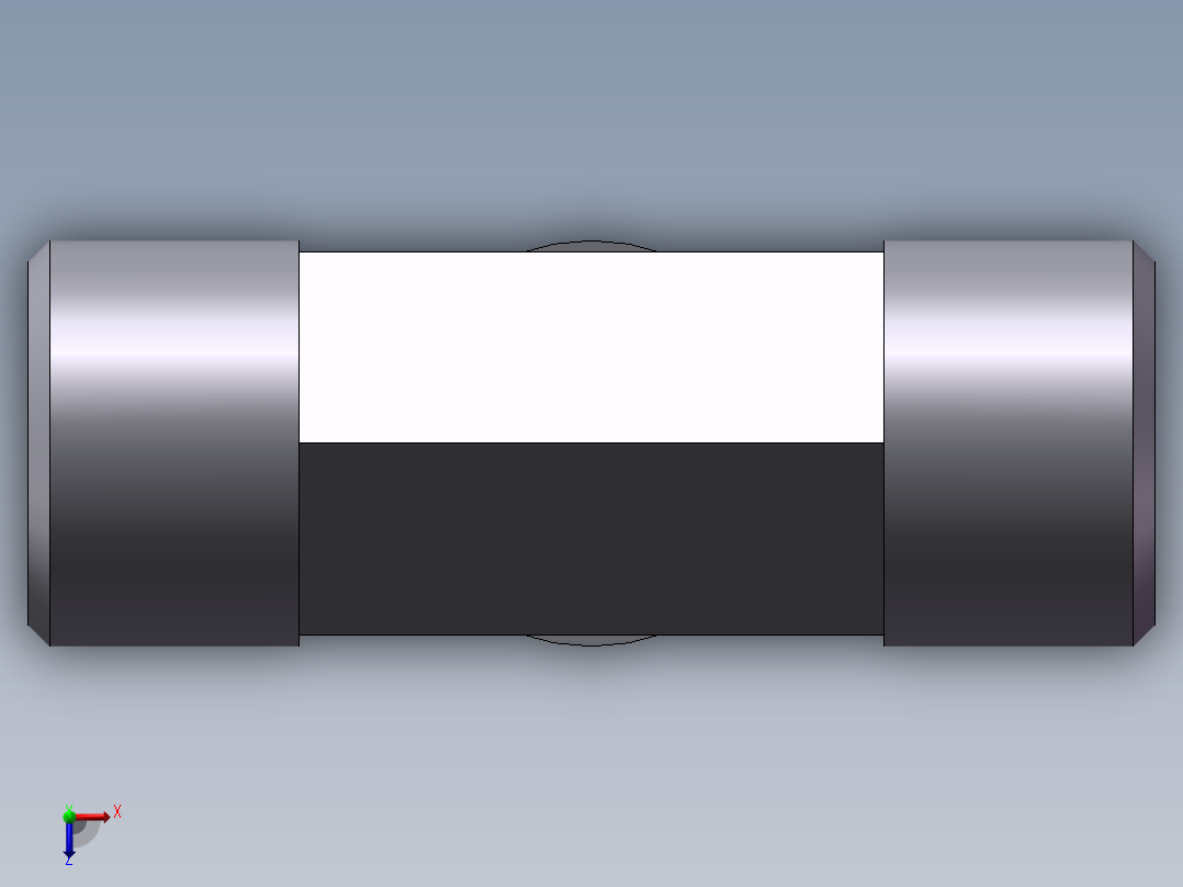 AC+AD 三通接头 T、AD-18俯视图