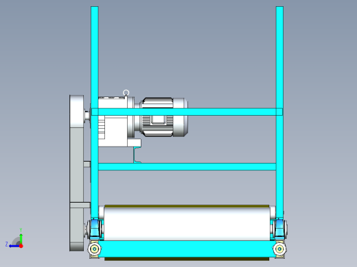 磁环分选输送线线体设计右视缩略图