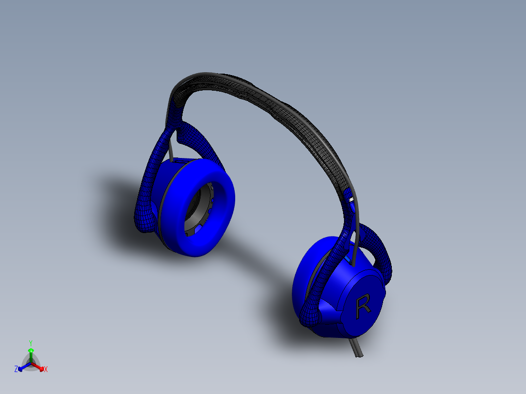 耳机(46)正等轴测图