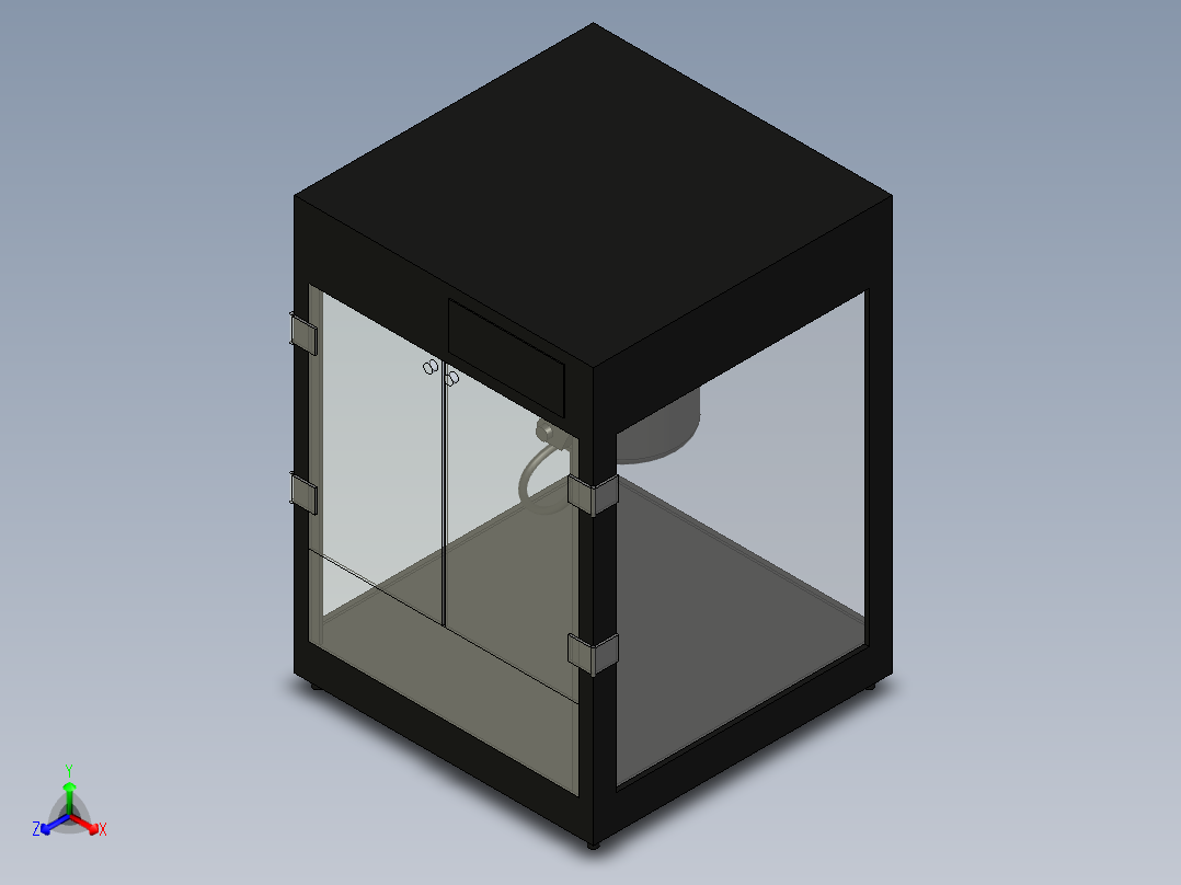 B3003565-爆米花机正等轴测图