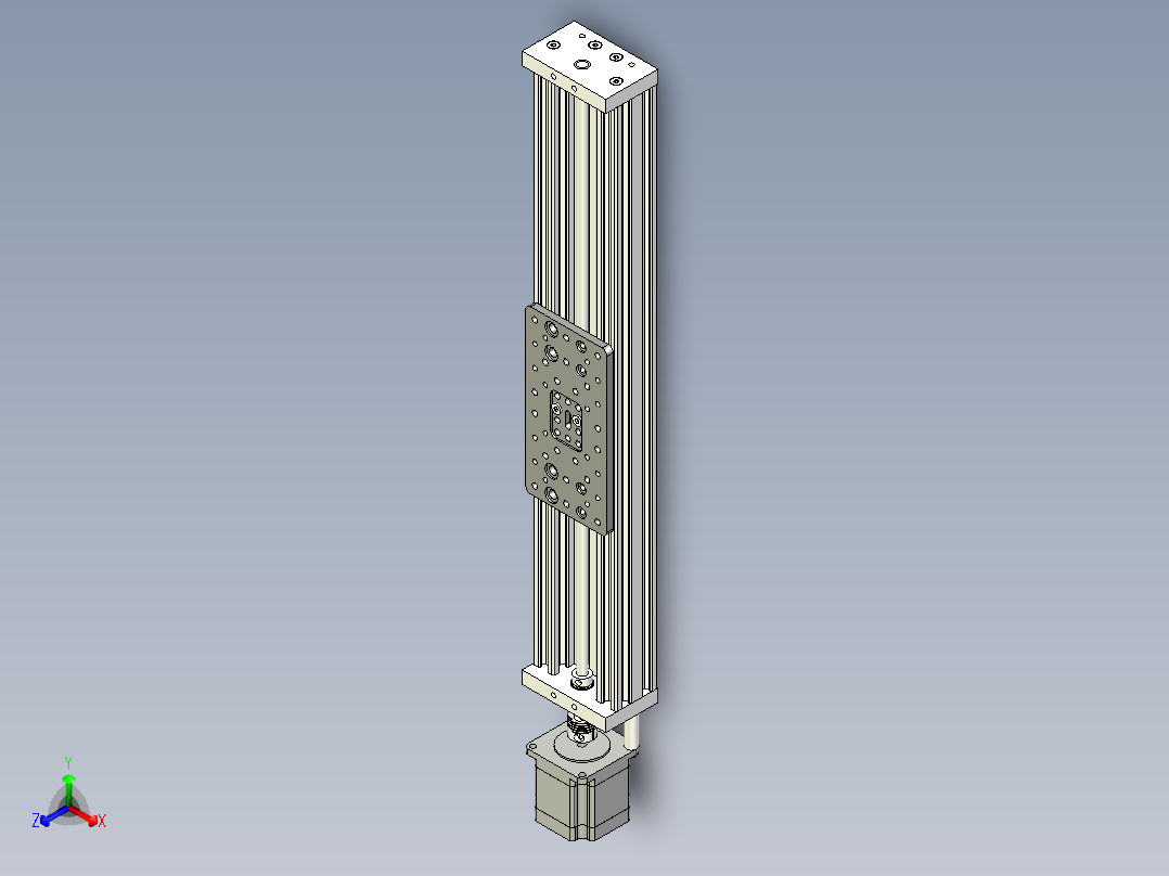 C 型梁线性执行器双宽龙门架
