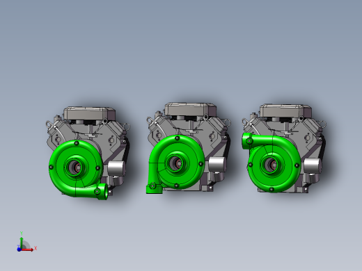 3款GE-1600-汽油机驱动的离心泵模型