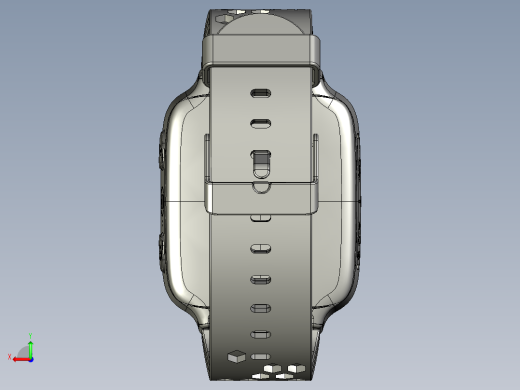 智能手表3D模型后视缩略图
