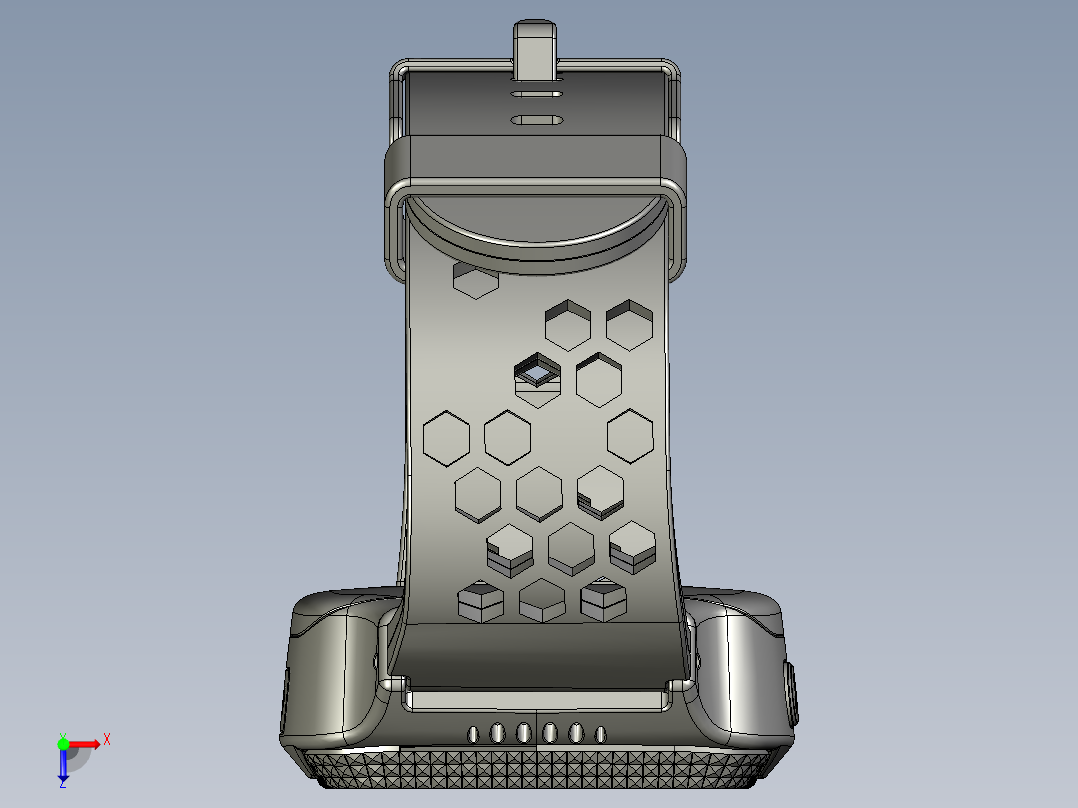 智能手表3D模型俯视图