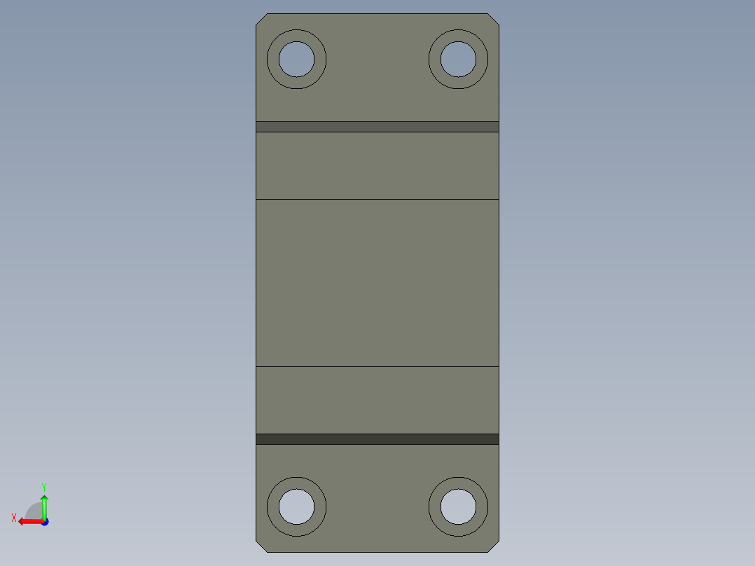 连杆耦合器 Link-1后视图