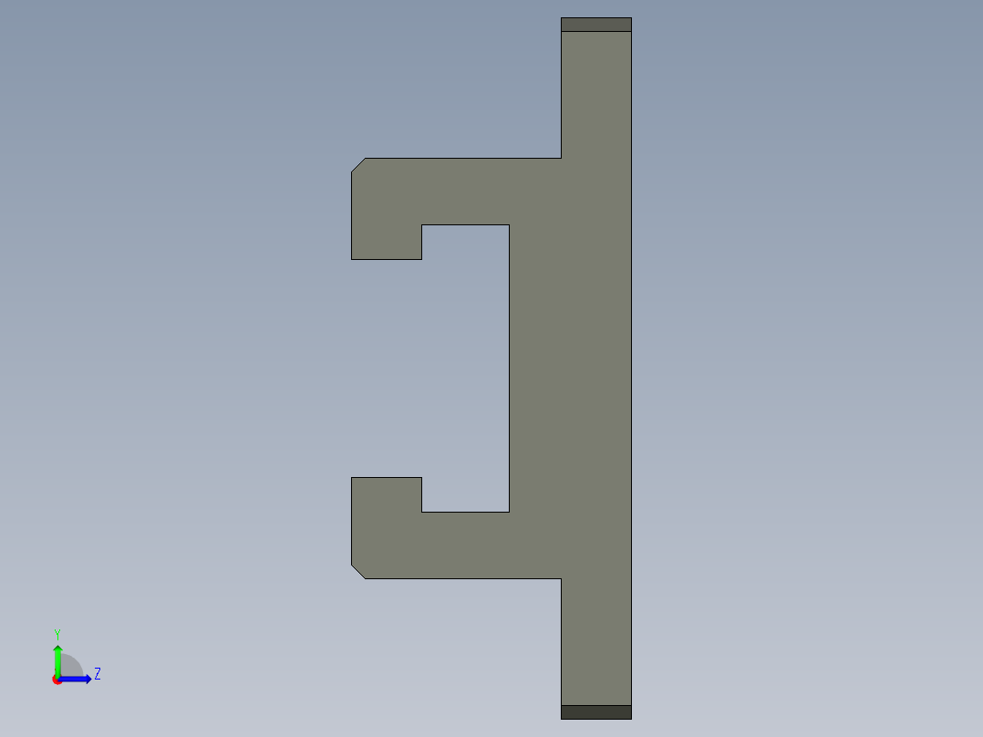 连杆耦合器 Link-1左视图