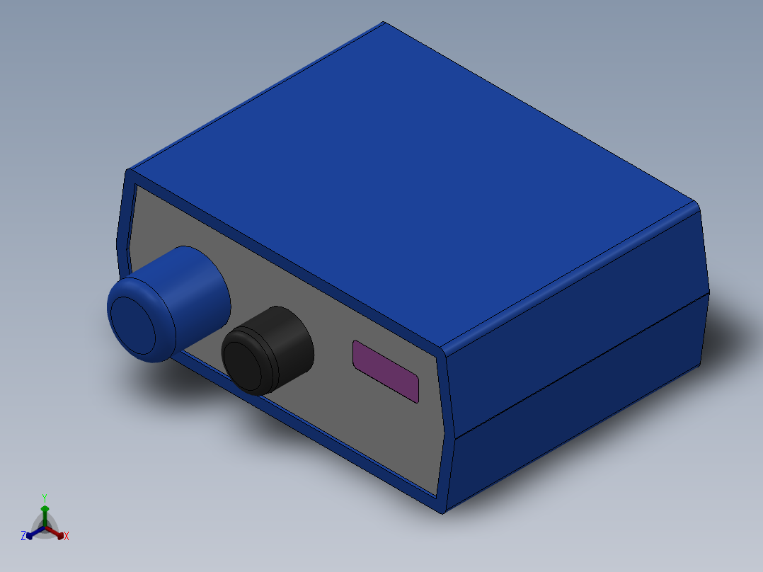 点胶机正等轴测图