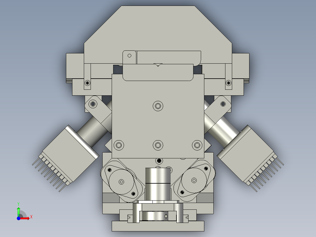 Y型-三相电极光纤熔接机前视图