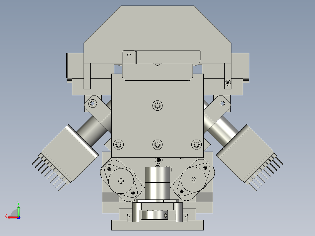 Y型-三相电极光纤熔接机后视图