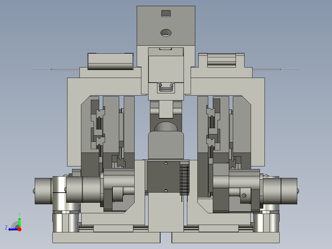 Y型-三相电极光纤熔接机右视图