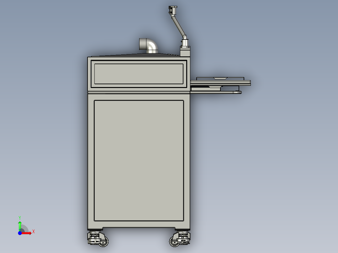 通用吹水装置前视图