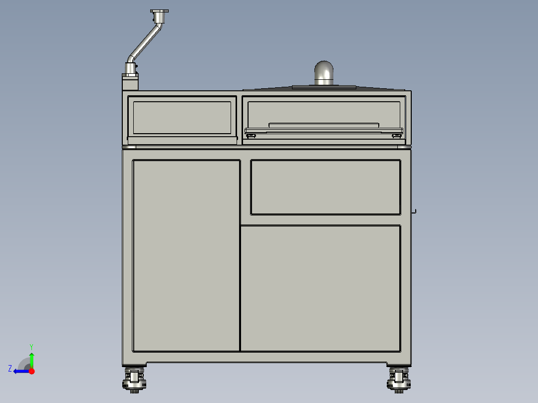 通用吹水装置右视图